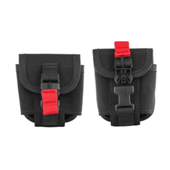 Dive Rite TransPac Single Tank Package 20 Dive Rite TransPac Single Tank Package -BARE Sales Shop 12 lb qr weight pocket ac3210 dual front view 4