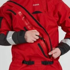 NRS Extreme SAR GTX Dry Suit -BARE Sales Shop 22529 04 red model entryzipper 111021 2000x2000 1