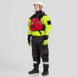 NRS Ascent SAR Drysuit -BARE Sales Shop 22561 01 safetyyellow model leftpfd 111021 2000x2000