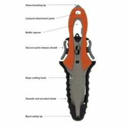 NRS Pilot Knife- Closeout -BARE Sales Shop 47300 02 orange pilot callouts 030321 2000x2000