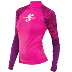 UPF 50 RASH GUARD, LONG SLEEVE, WOMEN -BARE Sales Shop 50rashflamingow