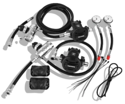 Sidemount Regulator Kit