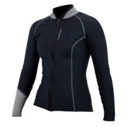 AQ-Tec Women's Long Sleeve Zippered Shirt -BARE Sales Shop aq tec womenslongsleeve sideangle left 1 3