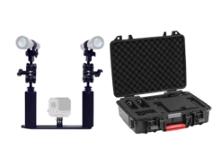 Camera Tray Kit W/ Two Lights And Hard Case