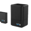 GoPro Dual Battery Charger + Battery (HERO5 Black) 2 GoPro Dual Battery Charger + Battery (HERO5 Black) -BARE Sales Shop dual battery charger battery hero5 black