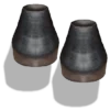 Latex Cone Ankle Seals (pair) -BARE Sales Shop latexconeankles