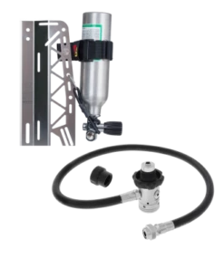 Drysuit Inflation System With Tank