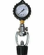 Tank Pressure Checker With Push Button Bleed
