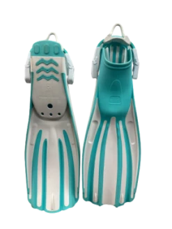 REC Fin - White/Blue - Size Reg - USED