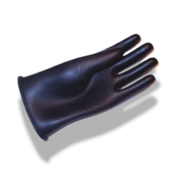 5 Finger Rubber Gloves Short