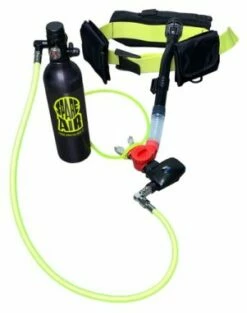 Spare Air Xtreme 6 Complete Mini Scuba Kit -BARE Sales Shop spare air xtreme 6 unit outlined label 400x508