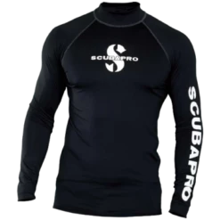 UPF 50 RASH GUARD, LONG SLEEVE, MEN -BARE Sales Shop upf50black